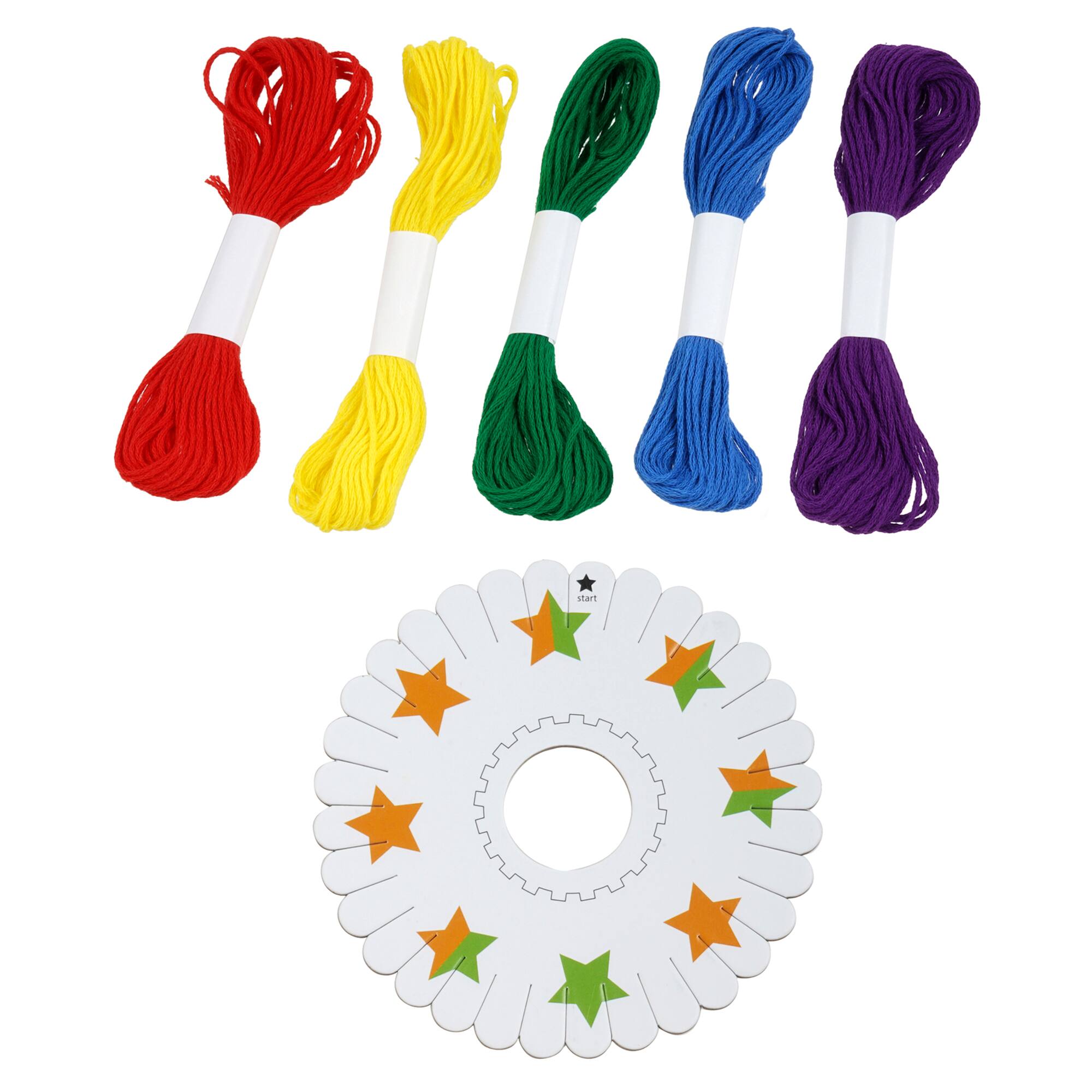 Rainbow Floss Friendship Bracelet Kit by Creatology™